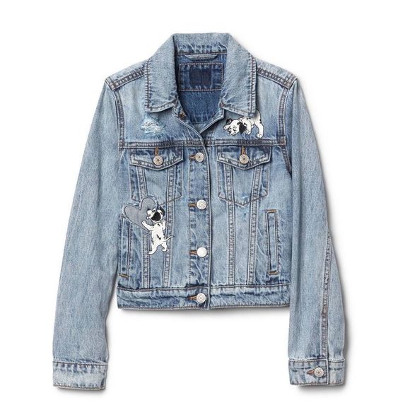 GAP Jackets & Coats Disney 1 Dalmatians Denim Jacket By Gap Size L